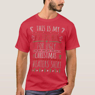 Camiseta Esto Es Muy Caluroso Para Los Navidades Feo