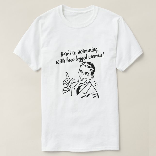 Camiseta Esto es para nadar con mujeres con patas de arco (Diseño del anverso)