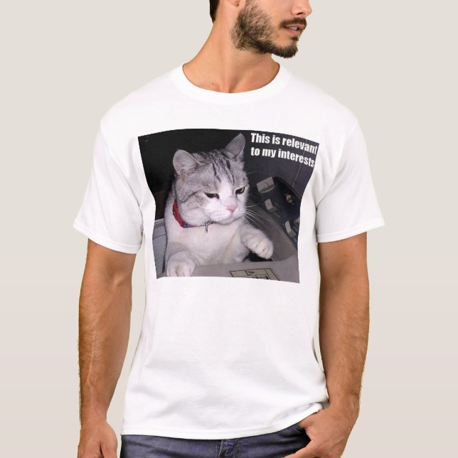 Camiseta Esto es relevante a mis intereses (Anverso)