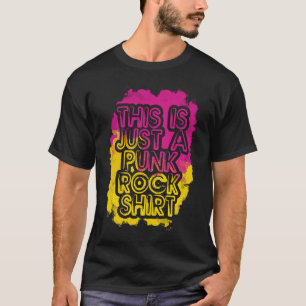 Camiseta Esto Es Sólo Un Diseño De Rock Punk Rock 2