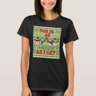 Camiseta Esto es tan moreno como hago nevar a Navidades