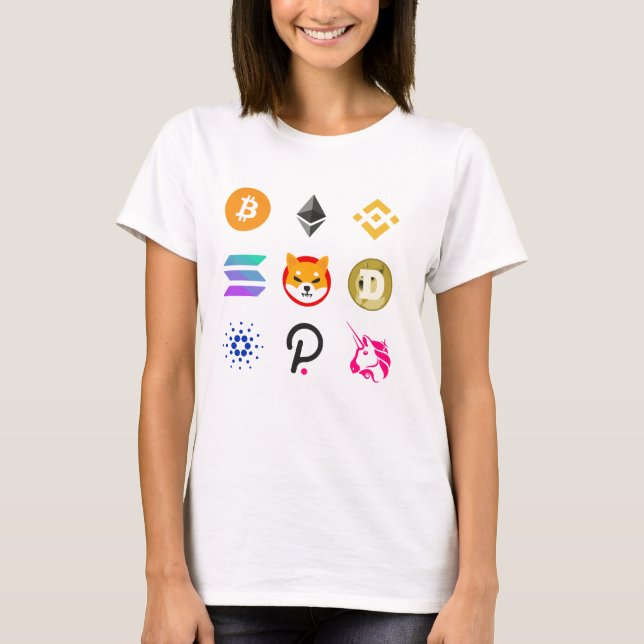 Camiseta Esto es todo Mis mejores monedas de criptografía (Anverso)
