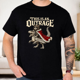 Camiseta Esto Es Un Ultraje Princesa Gato Donut Oro Diverti