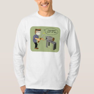 Camiseta Esto no dañará el dibujo animado divertido de