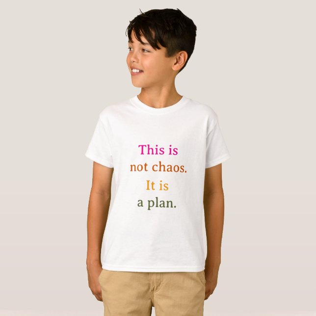 Camiseta Esto no es caos (Anverso completo)