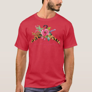 Camiseta Esto no es colgante de abrigo floral para el cuida