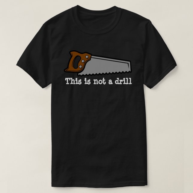 Camiseta Esto no es un simulacro divertido diseño de rompec (Diseño del anverso)