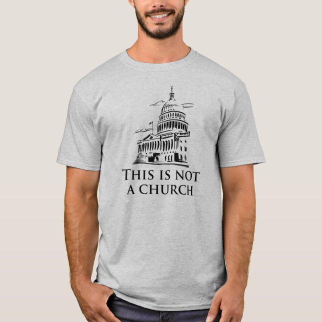Camiseta esto no es una iglesia (Anverso)
