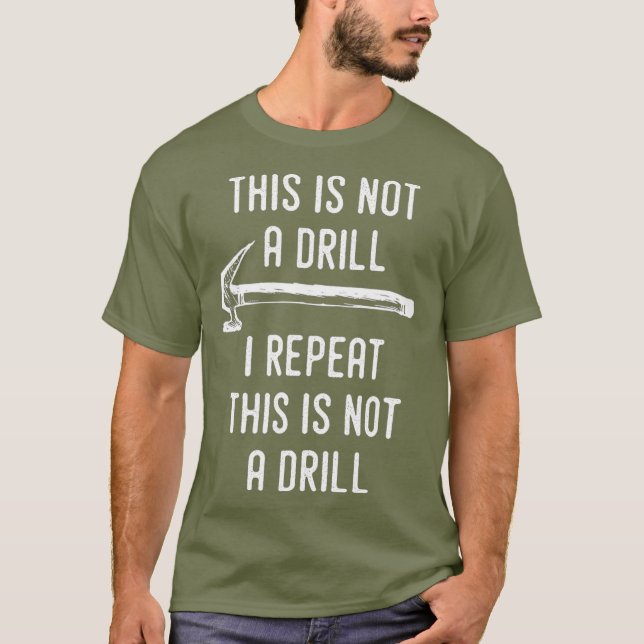Camiseta Esto No Es Una Perforación, Repito, Esto No Es Una (Anverso)
