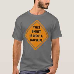 Camiseta Esto no es una servilleta chistosa niños hombres m