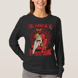 Camiseta Esto Podría Ser Nosotros 666 Satanás Maligno Demon