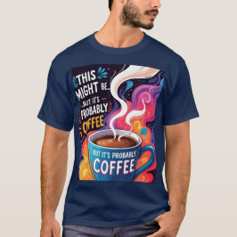 Camiseta Esto puede ser vino... pero probablemente es café.