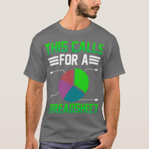 Camiseta Esto Requiere Una Contabilidad De Tabla De Trabajo