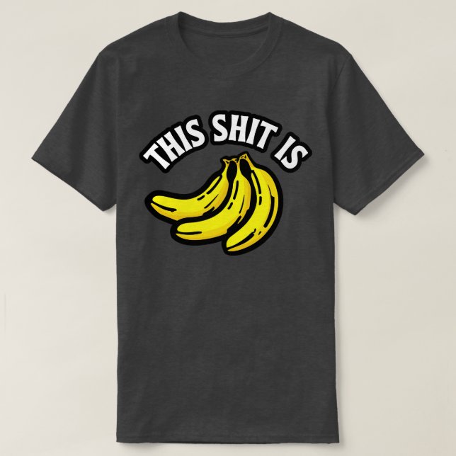 Camiseta Esto son bananas (Diseño del anverso)