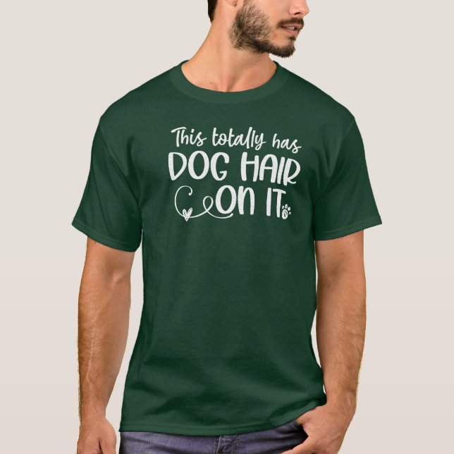 Camiseta Esto Tiene El Pelo De Perro En La Familia De Perro (Anverso)