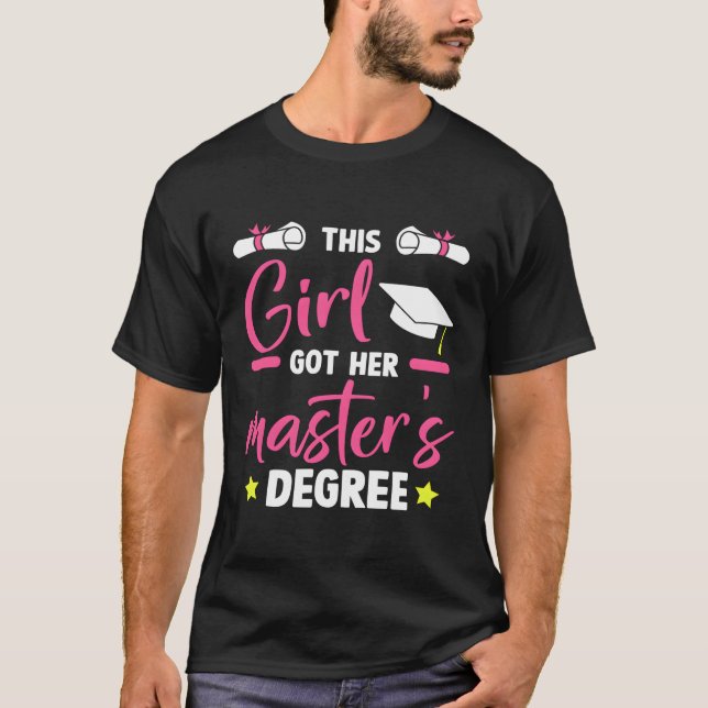 Camiseta Esto Tuvo Su Graduación De Máster (Anverso)
