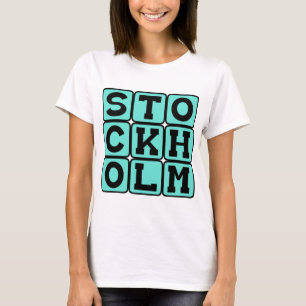 Camiseta Estocolmo, Capital de Suecia