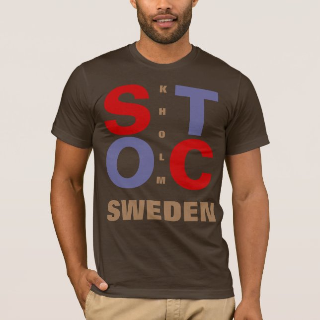 Camiseta Estocolmo Suecia (Anverso)