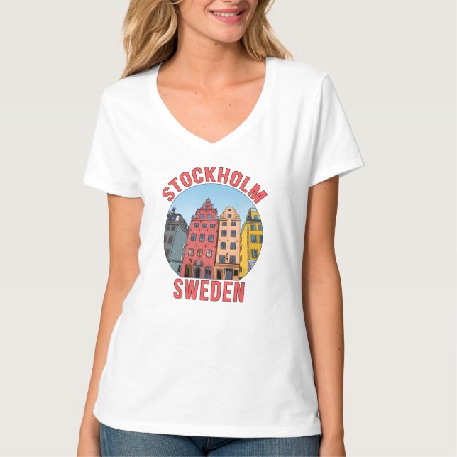 Camiseta Estocolmo Suecia (Anverso)