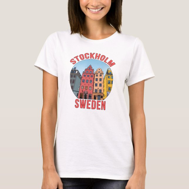 Camiseta Estocolmo Suecia (Anverso)
