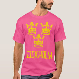Camiseta Estocolmo, Suecia - Sverige sueco 218 