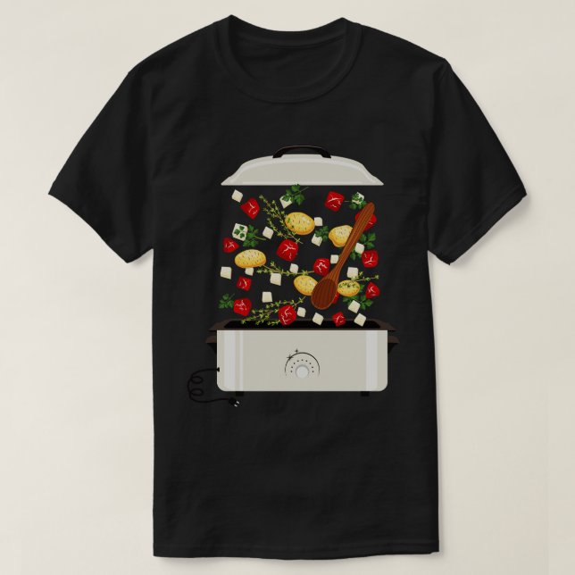 Camiseta Estofado volador (Diseño del anverso)