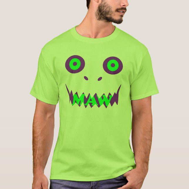 Camiseta Estómago del verde del n de Purp (Anverso)