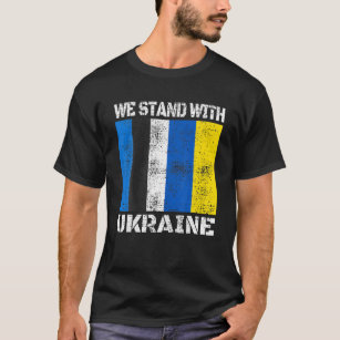 Camiseta Estonia apoya al ucraniano que apoyamos a Ucrania 