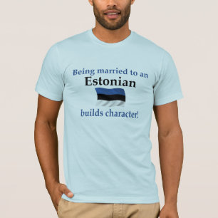 Camiseta Estonia construye el carácter