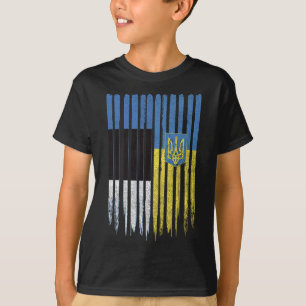 Camiseta Estonia Ucrania estonio ucraniano Bandera 