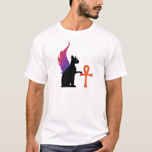 Camiseta Estopa coa alas y Ankh