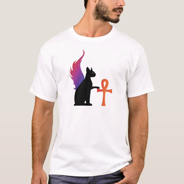 Camiseta Estopa coa alas y Ankh (Anverso)