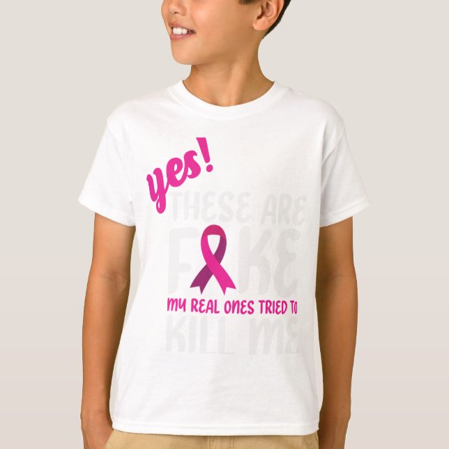 Camiseta Estos Son Falsos Verdaderos Intentados Matarme (Anverso)