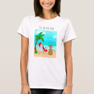 Camiseta Estos son los Navidades de las aves de nieve Sea-S