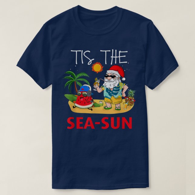 Camiseta Estos Son Los Navidades Del Sol Marítimo En Julio  (Diseño del anverso)