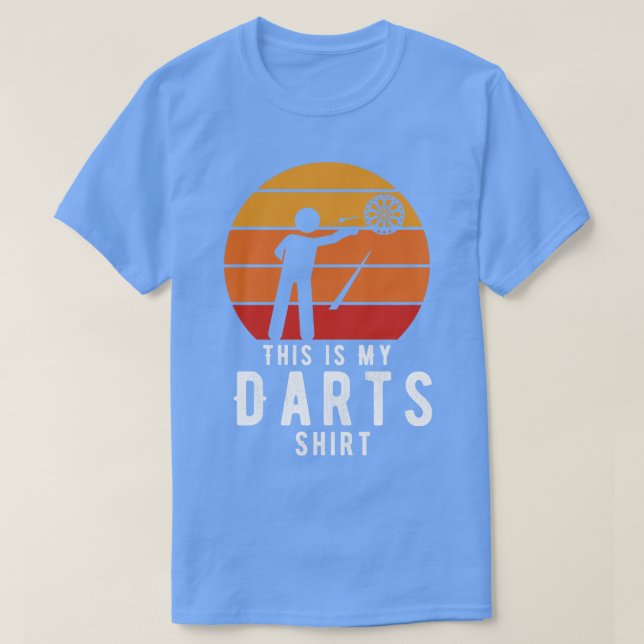 Camiseta Estos son mis dardos (1) (Diseño del anverso)
