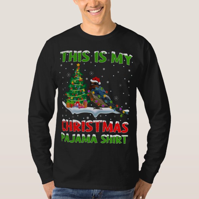 Camiseta Estos Son Mis Navidades Navidades De Aves Tragadas (Anverso)
