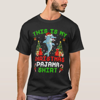 Camiseta Estos son mis Navidades Navidades de peces delfine