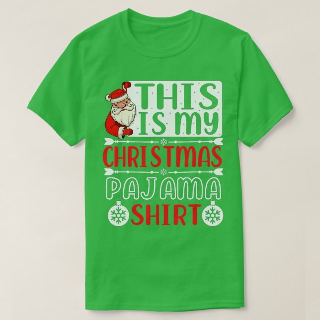 Camiseta Estos son mis Navidades, , Navidades graciosos de  (Diseño del anverso)