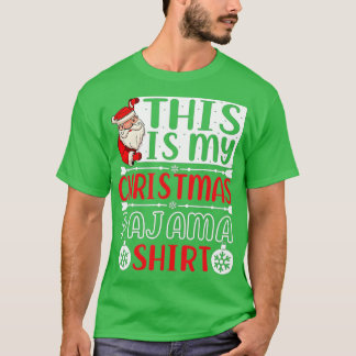 Camiseta Estos son mis Navidades, , Navidades graciosos de