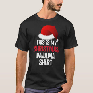 Camiseta Estos son mis Navidades Navidades Pajama
