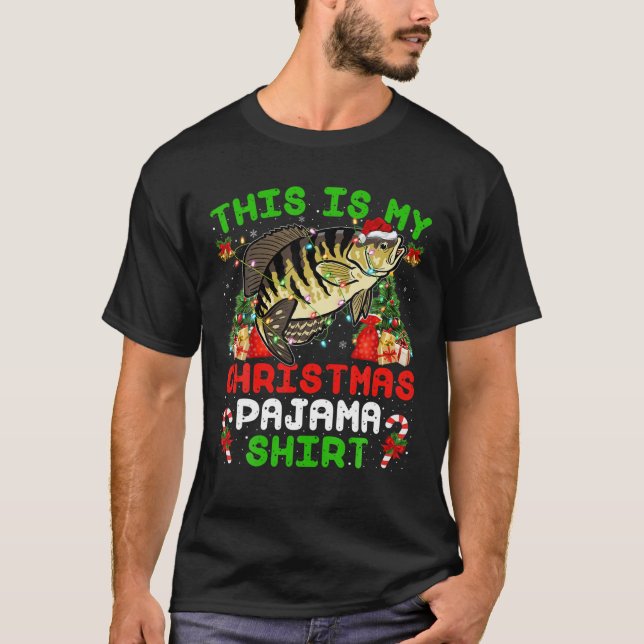 Camiseta Estos son mis Navidades Navidades Pajama Crappie (Anverso)