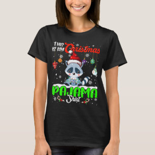 Camiseta Estos son mis Navidades Navidades Pajama Santa Rac