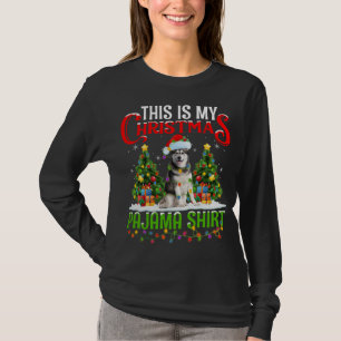 Camiseta Estos son mis Navidades Pajama Alaskan Malamute Ch