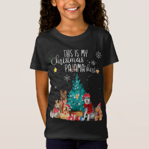 Camiseta Estos son mis Navidades Pajama All Dog Amantes de