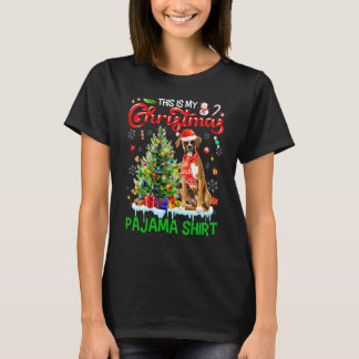 Camiseta Estos son mis Navidades Pajama Boxer Scarf Santa X