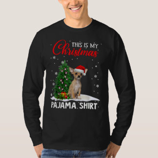 Camiseta Estos son mis Navidades Pajama Chihuahua Xmas Perr