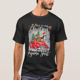 Camiseta Estos son mis Navidades Pajama Collie Dog Truck Xm