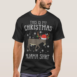 Camiseta Estos son mis Navidades Pajama Donkey Xmas Pajam