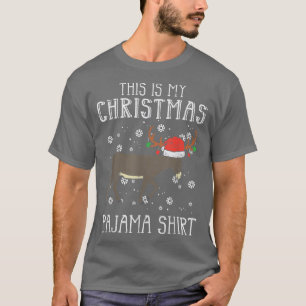 Camiseta Estos son mis Navidades Pajama Donkey Xmas Pajam